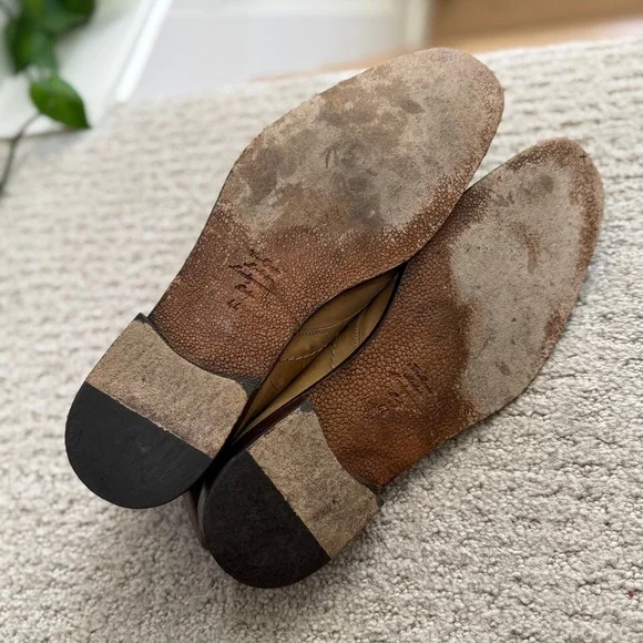 DOUCAL'S‎ ITALY Leather Desert Boots Tan Brown Lace Up Chukka Ankle Men 10.5 - Picture 8 of 11